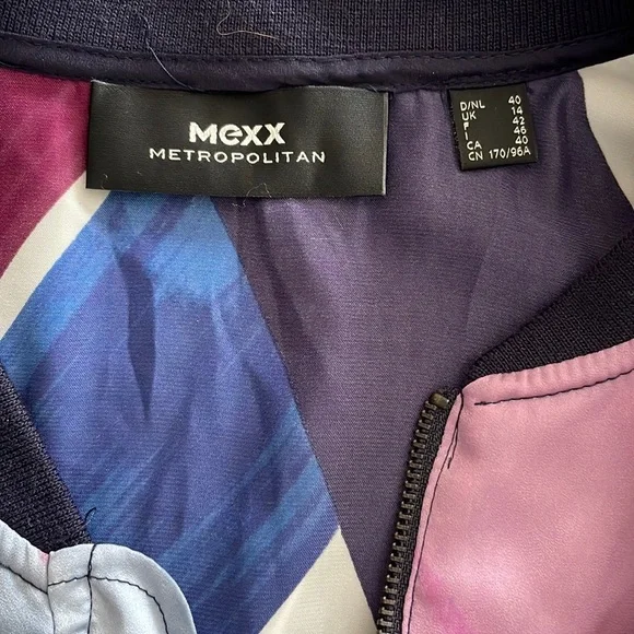 Mexx Silk like zippered jacket size Large - Picture 2 of 7